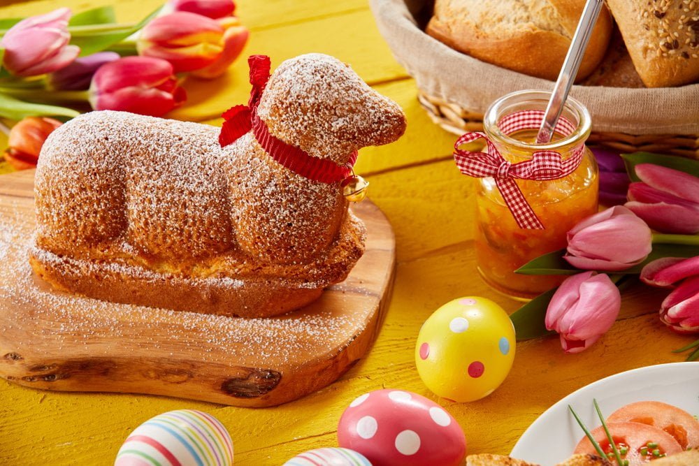 Lamb cake Easter Poland