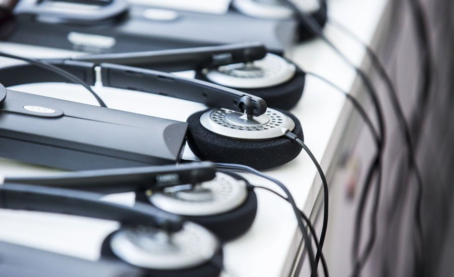 Interpreting equipment