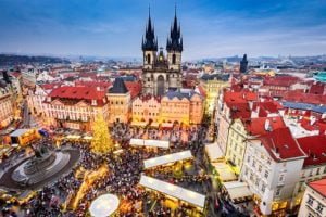 December - Christmas market Prague