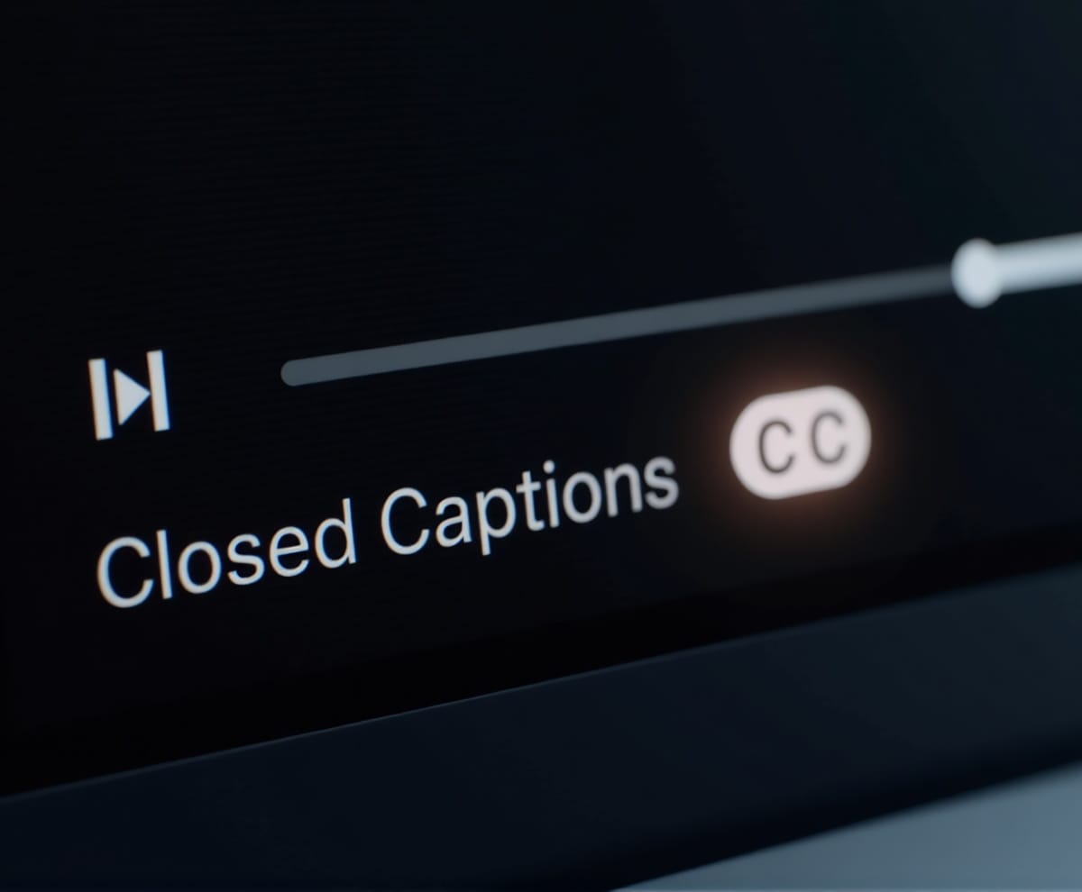 Closed captioning service